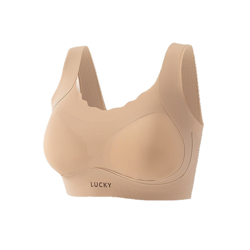 Girls Seamless Sports Bra Vest for Ages 12-18 Breathable Shock-Proof Full Coverage Bra