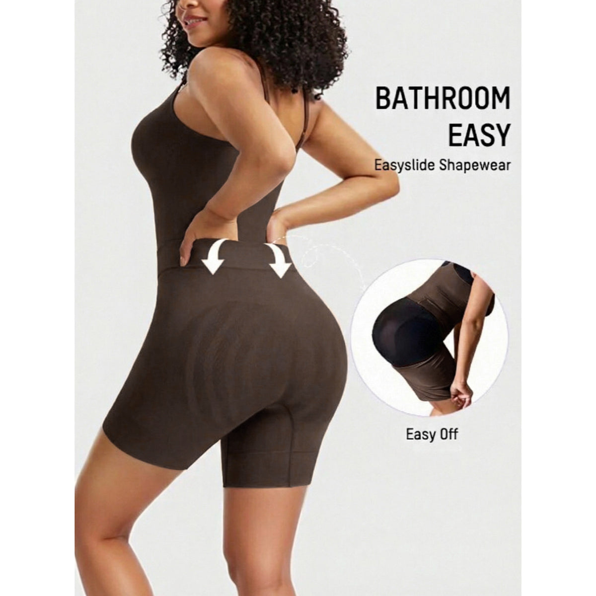 One-Piece Shapewear for Tummy Control and Butt Lifting Seamless Body Shaper