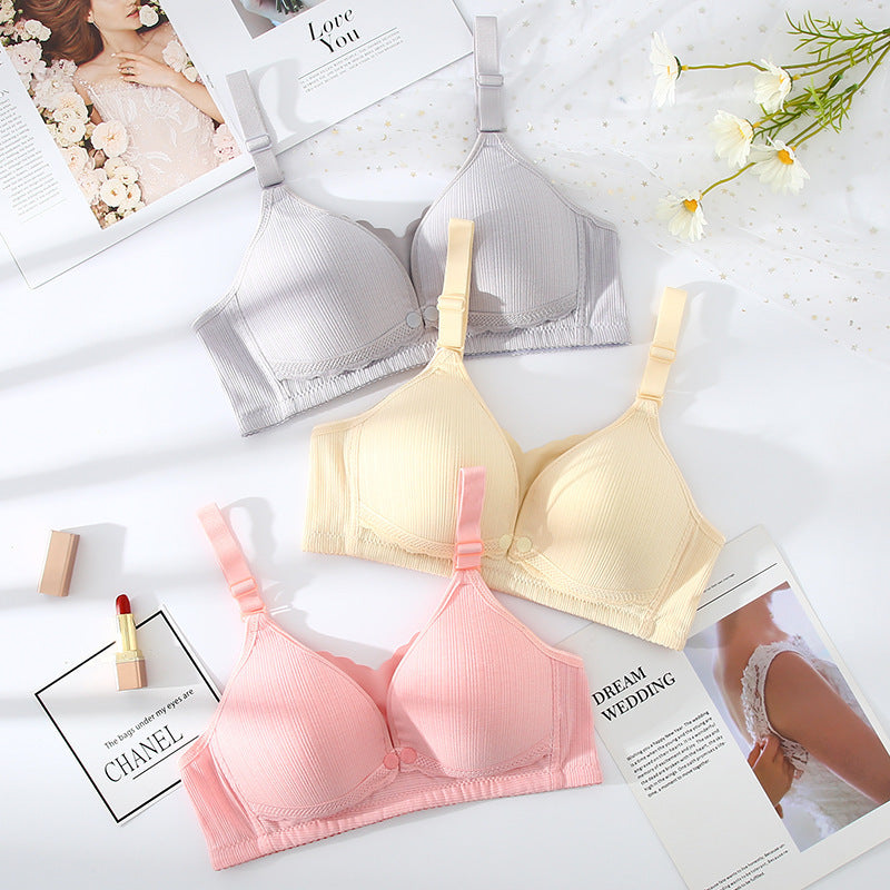 Front Buckle Nursing Bra