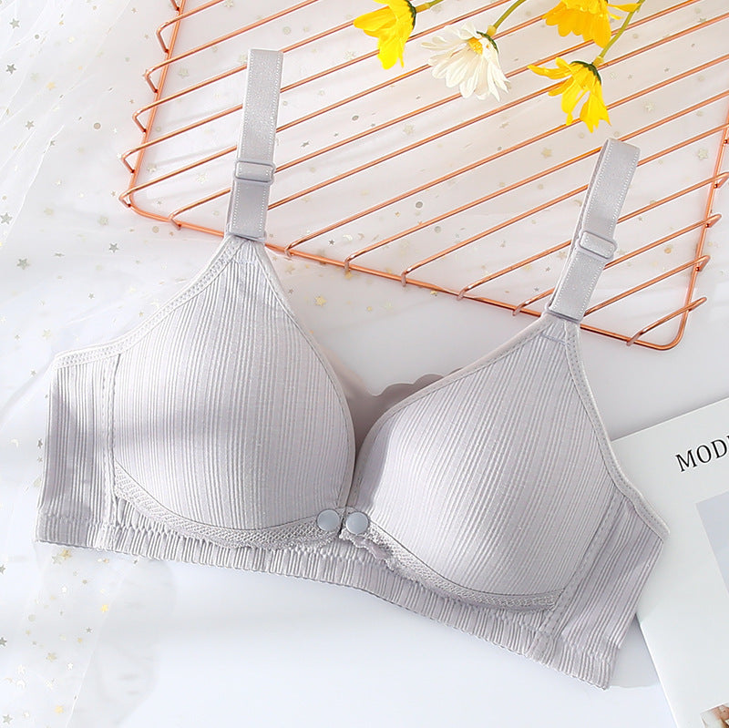 Front Buckle Nursing Bra