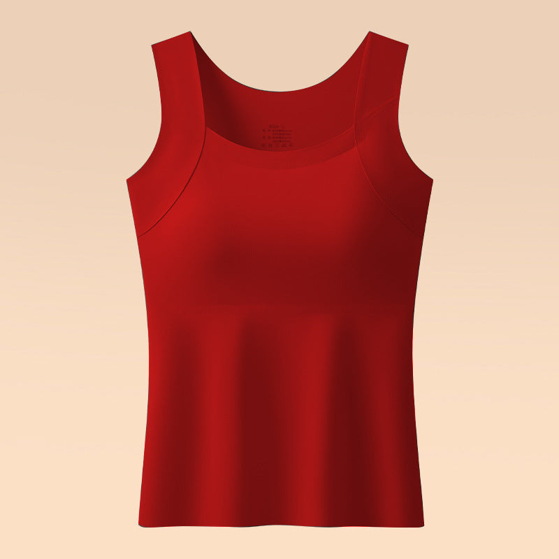 Silk seamless bra with underwire base layer underwear