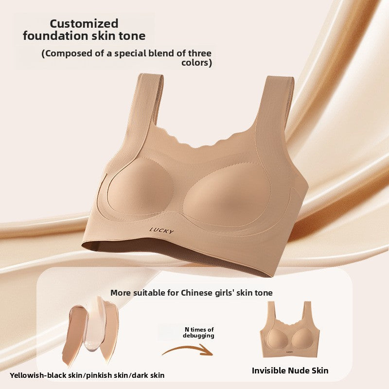 Girls Seamless Sports Bra Vest for Ages 12-18 Breathable Shock-Proof Full Coverage Bra